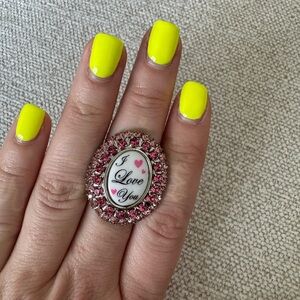 Betsey Johnson 'I Love You' Ring